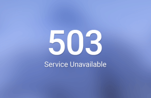 503 service unavailable